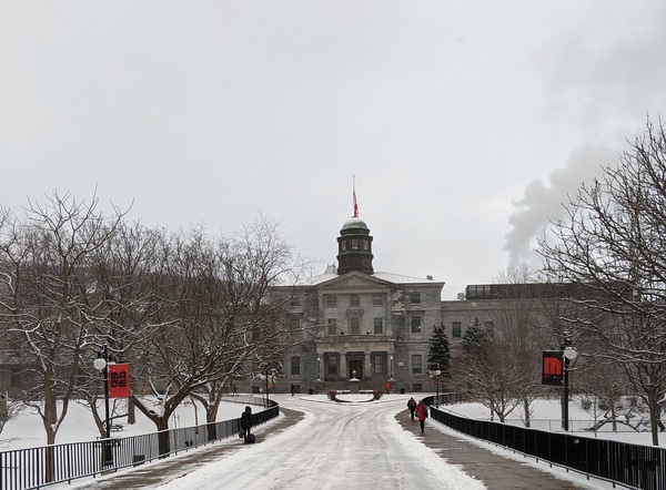 McGill Campus, Arts Building, Dec. 18 2019